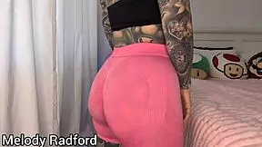 big tits milf gym tights try on haul melody radford xxx