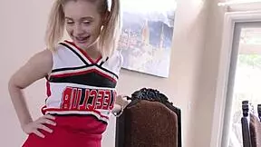 Can This Pigtails Teen Handle Older Guy's Cock?