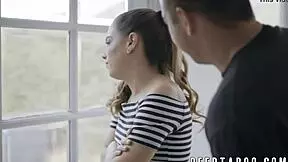 beauty with a shady past fucks hard to hide her police record