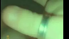 Tinder slut fingers wet pussy solo