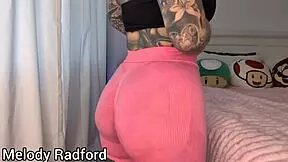 big tits milf gym tights try on haul melody radford xxx