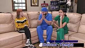 Dr Tampa Questions Care with Ditria Rose in Hospital Roleplay