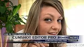 hot blonde gives jerk-off instructions