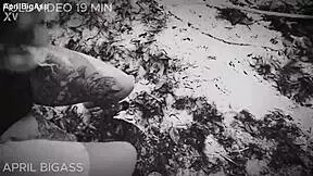 drinking urine in public all day, caught in risky anal creampie.