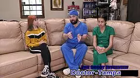 Dr Tampa Questions Care with Ditria Rose in Hospital Roleplay