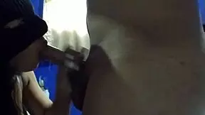 amateur cums twice with new stepsister for first time