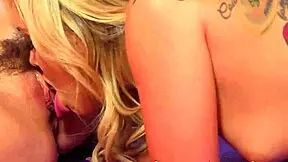 Petite teen Jill Kassidy gets seduced by blonde MILF Kali Roses in a conversation