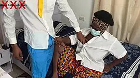 BBC Student Flashes Huge Cock and Bangs Horny Classmate in Ghana Hostel