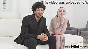 Yo, check this uncut 19-year-old Latino banging hard with Jay Raw and Indica Marie!