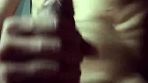 college guy relaxes at home with a big release