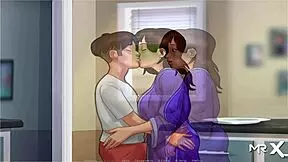 Summertimesaga - mature loves jerking off my cock e1 51