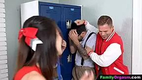 Bully siblings dominate nerds 😈