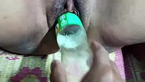 her wet creamy pussy swallows his big fat cock
