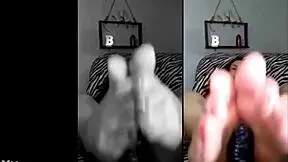 Colombian teen 18+ playing with vibrator on pussy