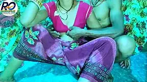 desi bhabhi has sex with brother-in-law in red saree