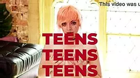 i gorgeous teen sucks cock n swallows at party with cum swapping orgasm