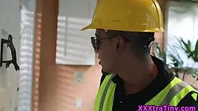 Petite Teen Bent Over For Monster Cock?