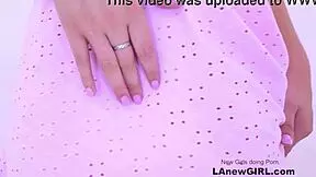 Cute blonde gets deepthroat fucked hard