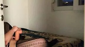 Pretty Teen 18+ Moans With Monster Dildo Solo Play