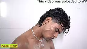 Indian couple enjoys intimate dance and connection.