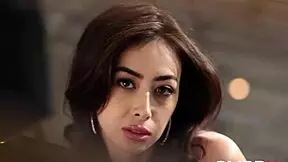 brunette bombshell gets banged by vince karter and chloe surreal in hardcore mommy pov reality