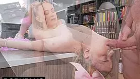 Cheer Slut Drains Big Cock in Missionary to Join Squad with Tight Vagina