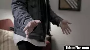 is that hot brunette getting fucked hard by a creep?