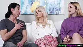 Familyorgasm Mommy Making Peace With Competitive Offsprings In Missionary Muff Diving Group