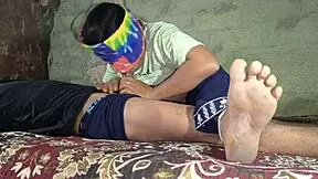 Bhabhi's mouth filled with an unexpected surprise