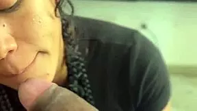 i give a blowjob to his huge bbc in pov