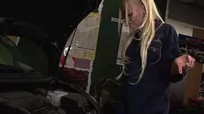 Cindy Behr moans taking it from behind in pink fishnets