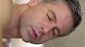 Want to relax with alexi star's rimjob and ass licking?