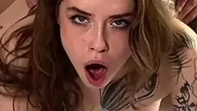 Backstage Camera Captures Anal Sex with Stunning Tattooed Model