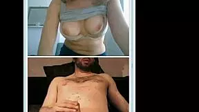 Cute girl assists stranger.