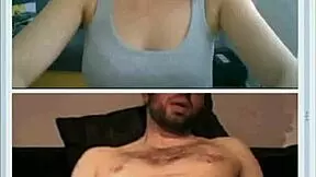 Cute girl assists stranger.