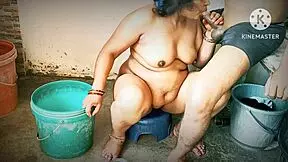 Desi mom bathroom fucks boys