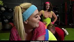 Milf and Teen Enjoy Freeuse Gym with Best CNC Benefits