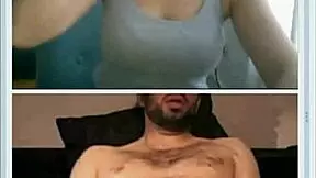 Cute girl assists stranger.