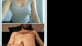 Cute girl assists stranger.