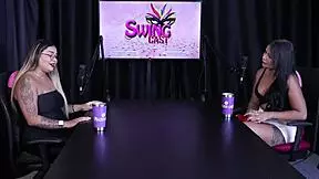 Penelope Masturbates in Sheer Red for Fetish Videos