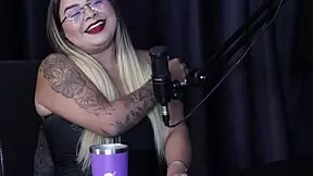 Penelope Masturbates in Sheer Red for Fetish Videos