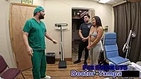 Dr. Tampa Conducts Mia's First Gyno Exam with Detailed Fingering and Spreading