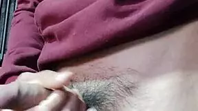 big cumshot from my hard cock after solo play
