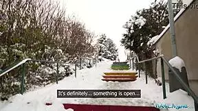 Cute Blonde Teen Gets POV Blowjob and Hardcore Sex with Big Dick in Secret Location