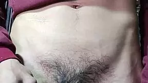 big cumshot from my hard cock after solo play
