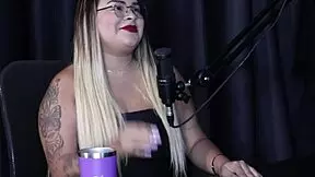 Penelope Masturbates in Sheer Red for Fetish Videos