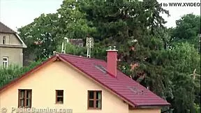 Y cute girl public street sex gang bang threesome orgy with 2 guys