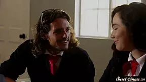 Stepsister Riding Cock Hard.