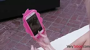 Sexy Blonde Teen Snaps Nude Selfies for Step Granddad