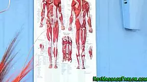 Pretty Asian Masseuse Sucks Big Cock for Intense Mouth Cum Finish.